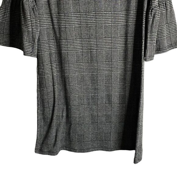 Jules & Leopold Studio Women’s Patterned Bell Sleeve Mini Dress - Picture 3 of 6